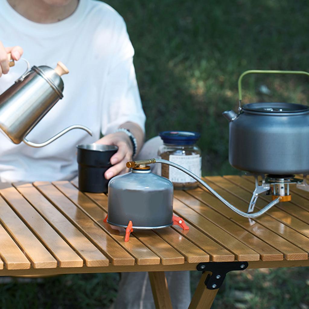 6Pcs Magnetic Tripod Gas Tanks Bracket Canister Stabilizer Gas Tanks Bracket Bottle Shelf Stand for Backpacking Cooking