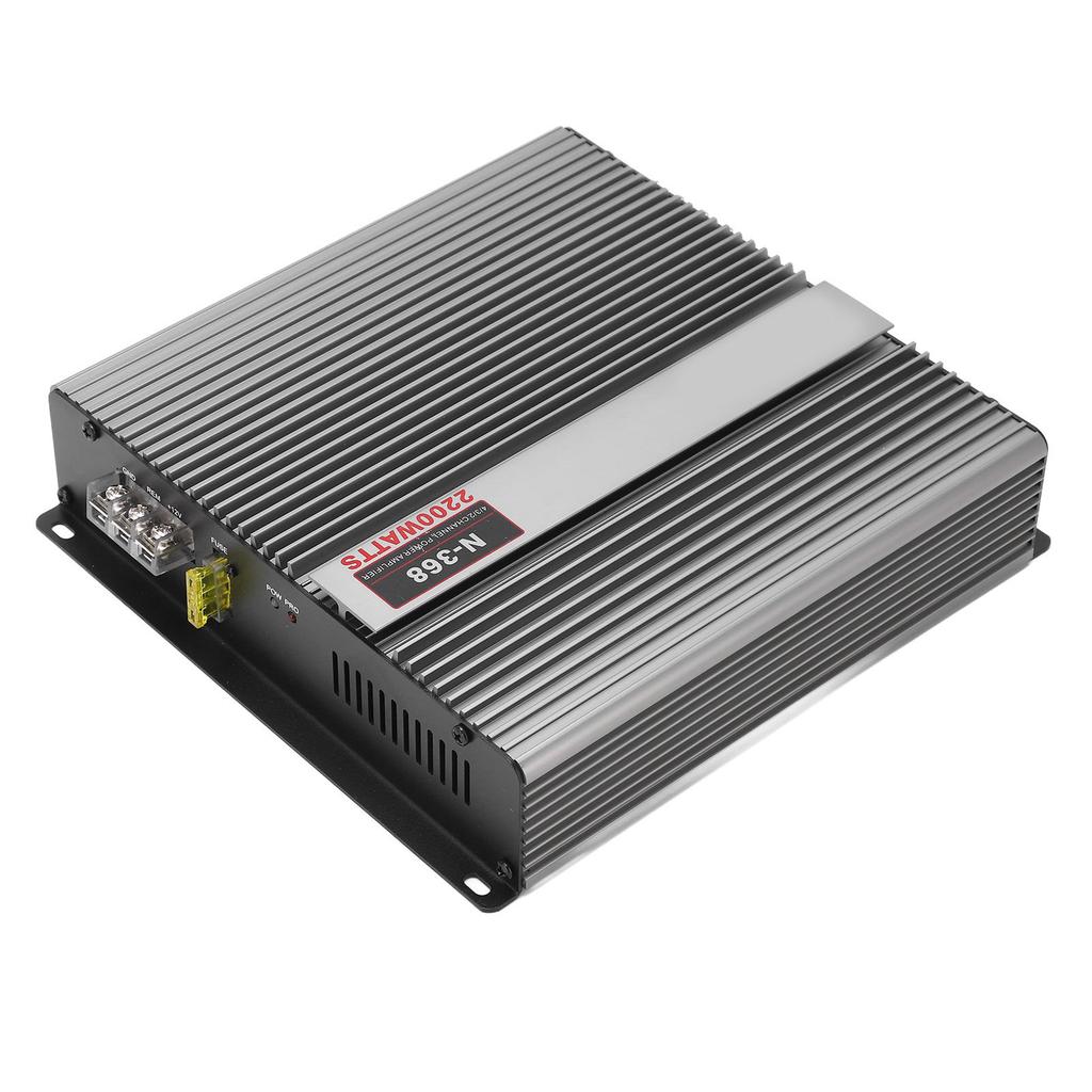 12V 2200W argintiu amplificator stereo auto universal Amplificator audio subwoofer pentru automobile