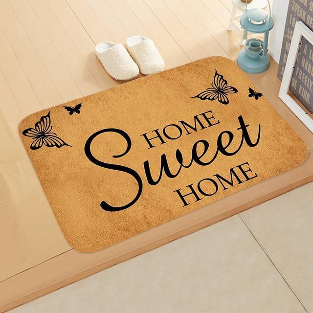Home Sweet Home Carpet for Living Room Bedroom Rug Door Kitchen Unslip Floor Mats Birthday gift photography props Alfombra Rug
