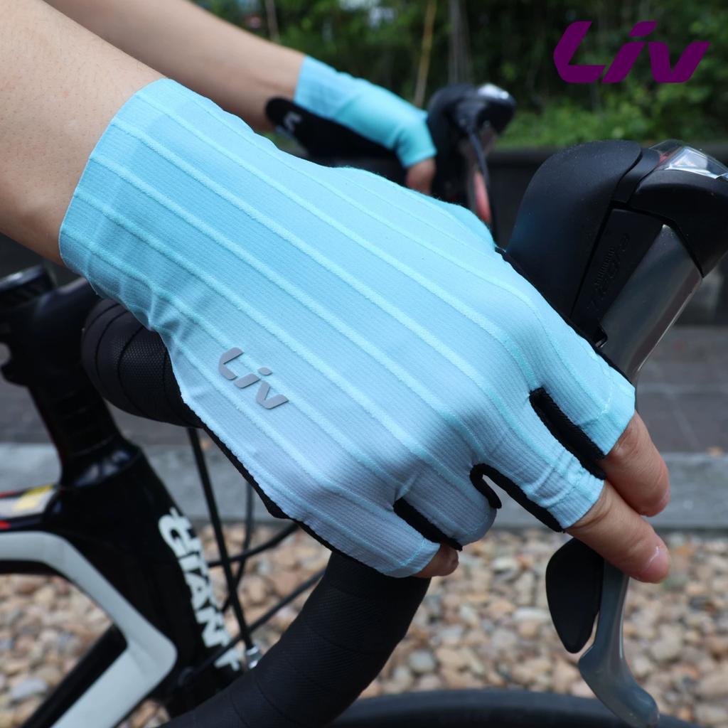 Authentic Giant Liv Summer Short-Finger Gloves for Cycling, Half-Finger Gloves for Women, Suitable for Spring and Autumn