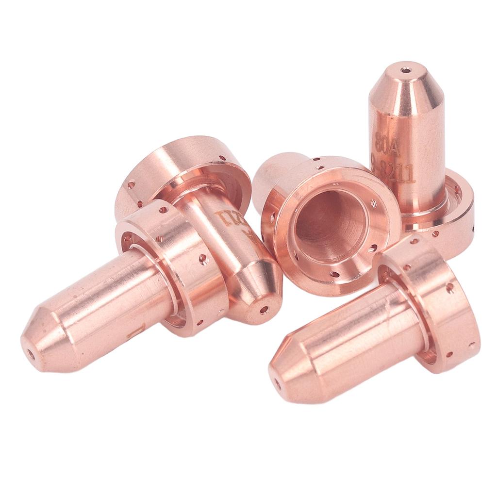 5Pcs Plasma Cutting Torch Tips Consumables 80A Thermal Dynamics SL60 SL100 Nozzle  Replacement
