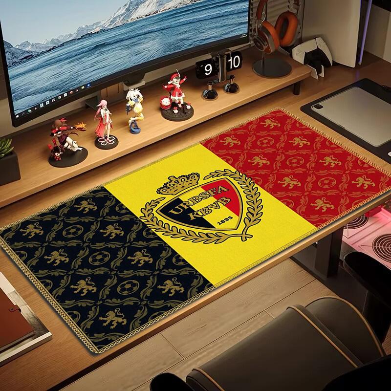 Belgica Color Mouse Pad Large Gaming Table Cushion Non-slip Laptop Tablet Big Mousepad XXL Mat Mini PC Playmat With Lock edge
