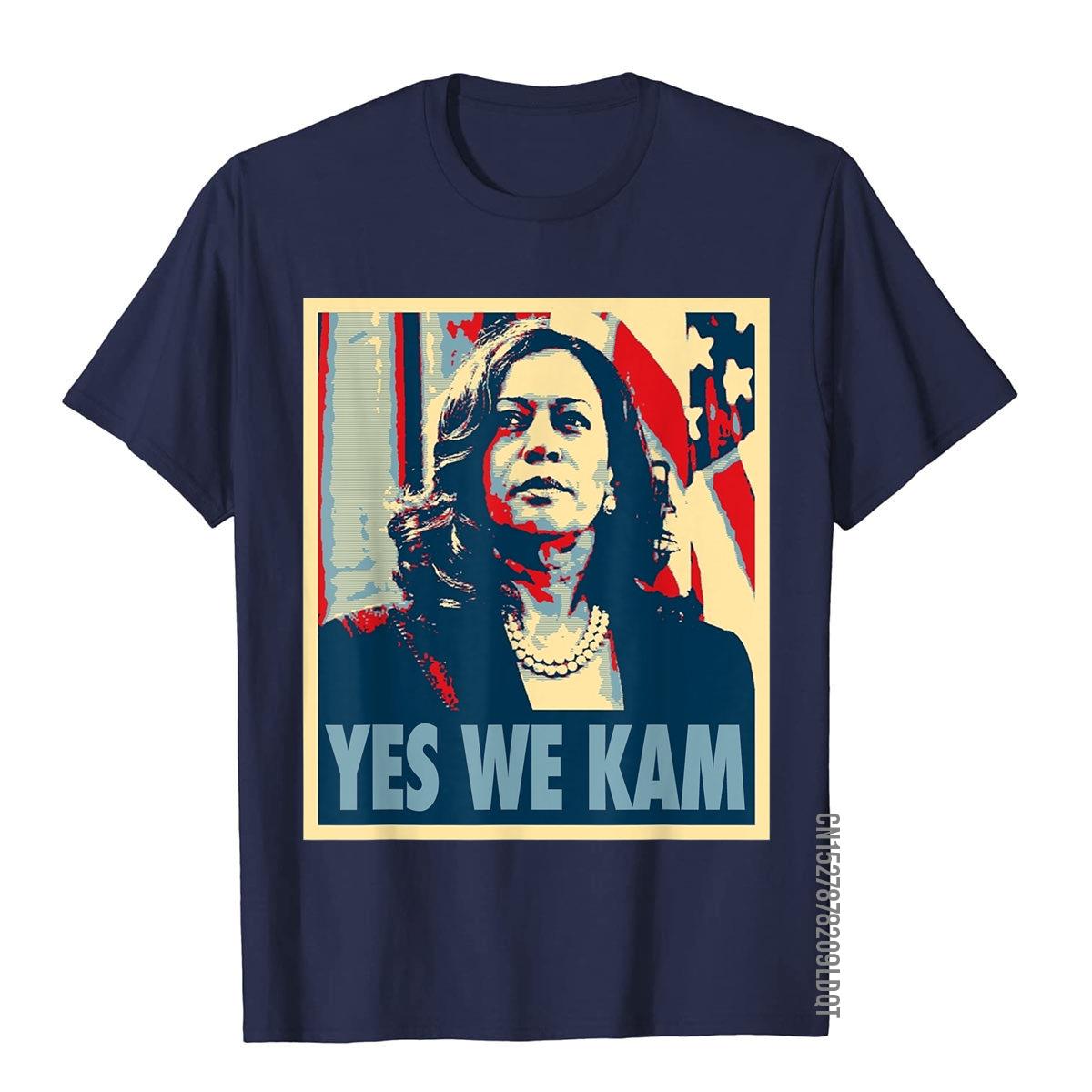 

Kamala Harris Yes We Kam TShirt Brand High Street T Shirts Cotton Tops Tees For Men 3D Style S