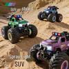 Cross-Country Big Foot RC Off-road Stunt Car with Spray Lights & Gear Shifting - Drop-Resistant Children's Toy