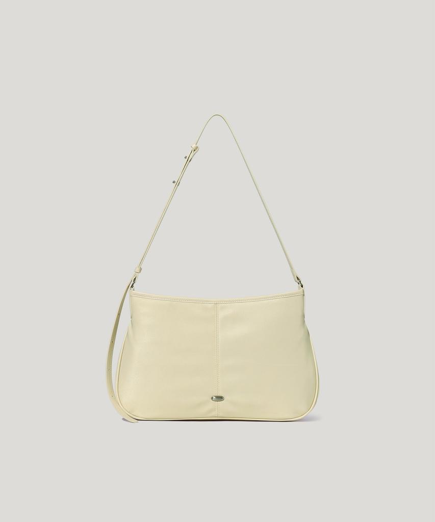 Ovhee Loe Nylon Shoulder Bag_Custard