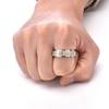 Yin-Yang and Eight Diagrams Nine-character Mantra Ring for Men Stainless Steel Ring Punk Vintage Jewelry New
