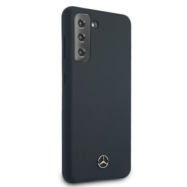 Etui Do Samsung Galaxy S21 Mercedes Silicone Line Niebieskie