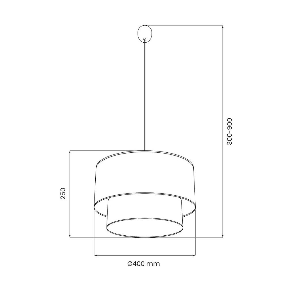 Bueno 1Xe27 Pendant Lamp