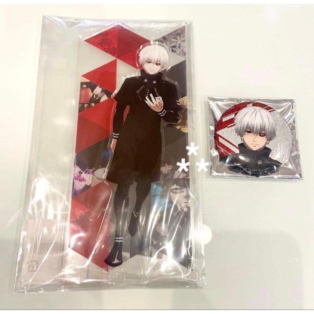 Used Tokyo Ghoul FES Ken Kaneki Acrylic Stand Play Back Can Badge Can Badge