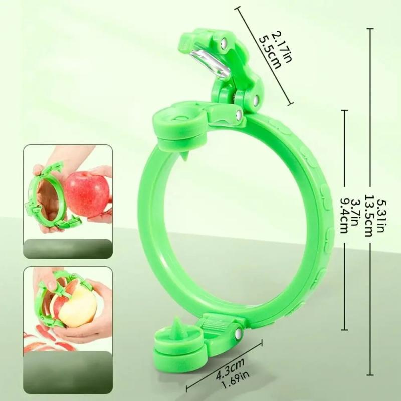 Multi-Purpose Fruit Peeler Tool Handheld Stainless Steel Foldable Pear Peeling Gadget Vegetable Slicer Foldable Design