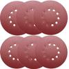9" 10-Hole Flocked Sandpaper Sheets, 225mm Diameter, for Wall Sanders