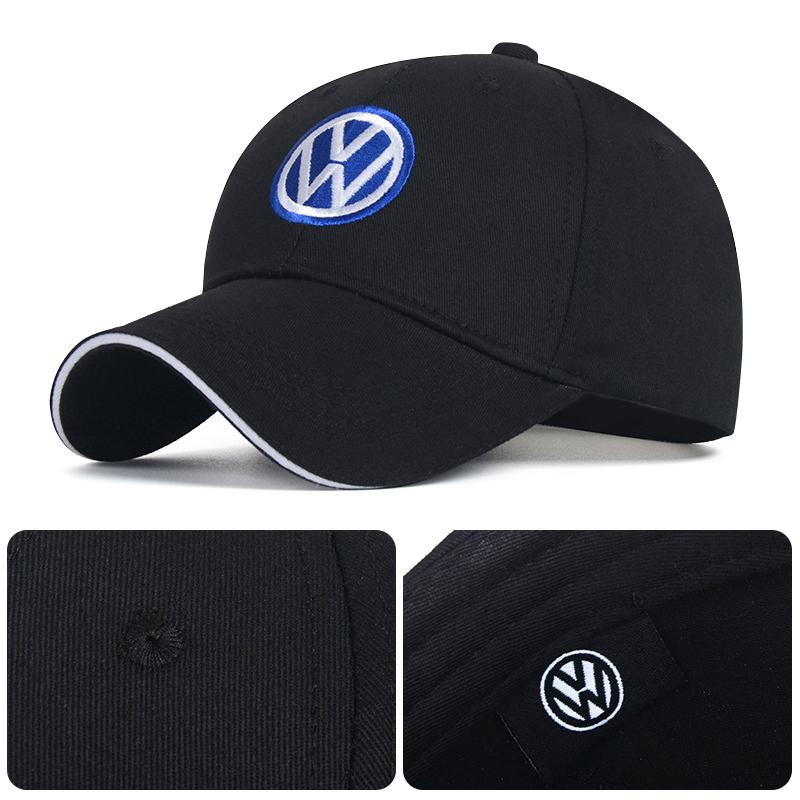 2026 Hot For VW VOLKSWAGEN Car Duck Tongue Cap For Volkswagen VW GOLF Polo Tiguan PASSAT 3D Hat F1 Baseball Cap Hat Adjustable C