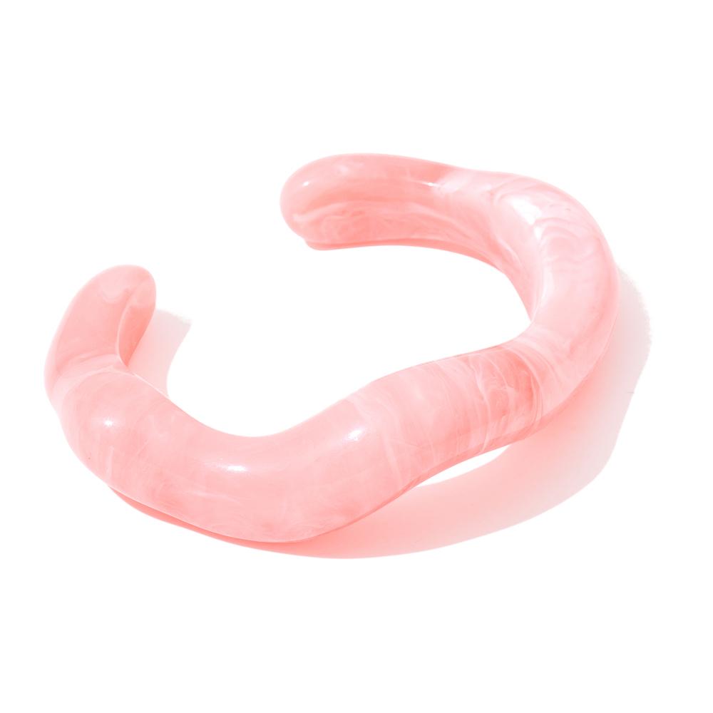 Eetit Colorful Resin Trendy Cuff Bracelet Bangle Multi-color Waterproof Fashion Wrist Jewelry Gray Pink Orange Brown Cheap