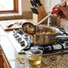 Smooth Side Spout  Ladle Rustless Steel Dripping Spoon Integrated Molding Soup Spoon  Soup Serving
