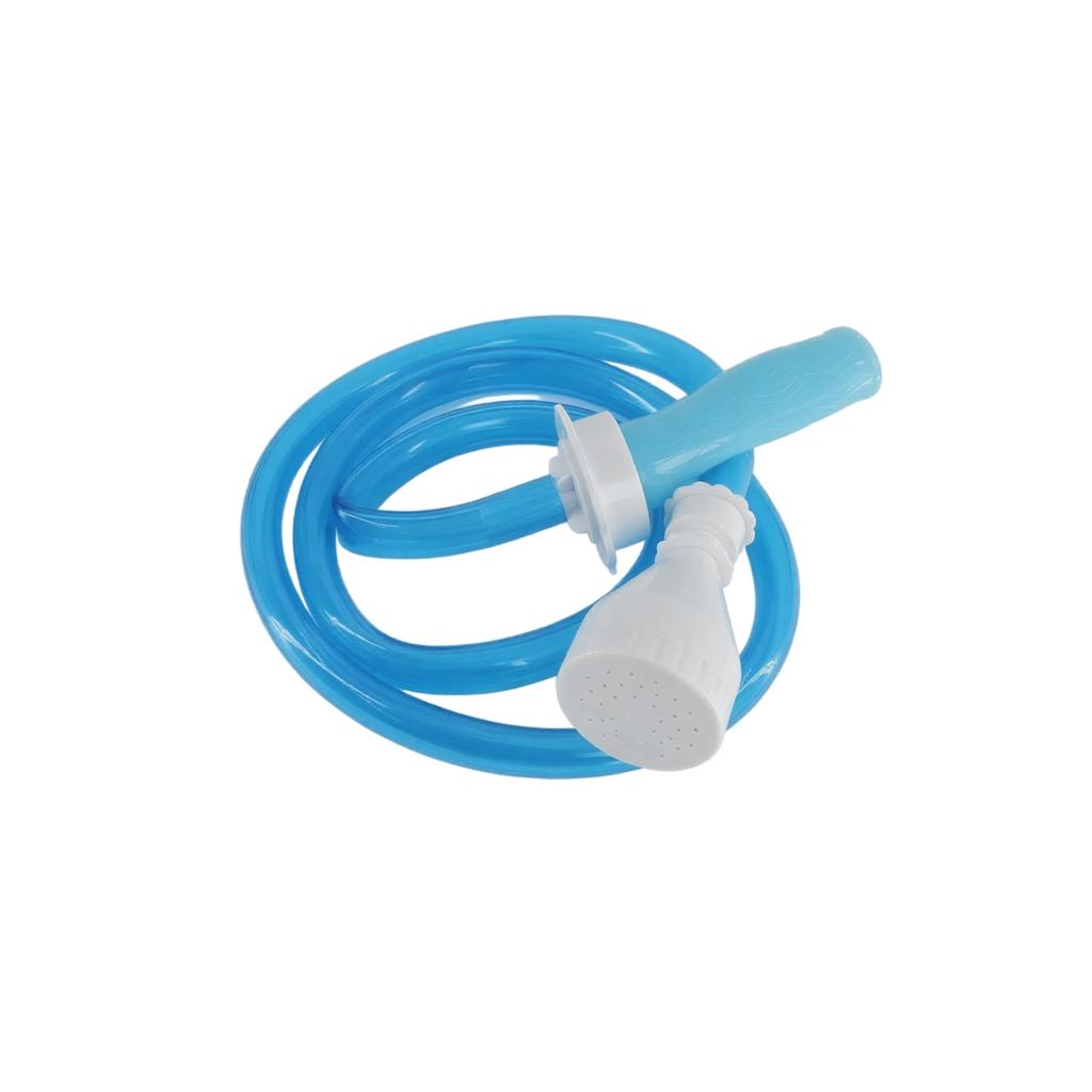 Silicone Connector Pet Bath Hose with Adjustable Nozzle Flexible Water Hose for Animal Washing and Grooming Bathing Tool