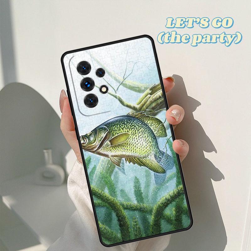 Fish Fishing Phone Case For Samsung Galaxy A42 A31 A40 A51 A71 A32 A80 A91 A52 A72 A73 A20e A21S A50 A70 A11 A12 Cover