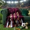 Aston Villa Fc Crest Throws Blanket Flannel Blankets Plush for Couch Bed Gifts for Men Women Travel picnic blanket Christmas fan gifts