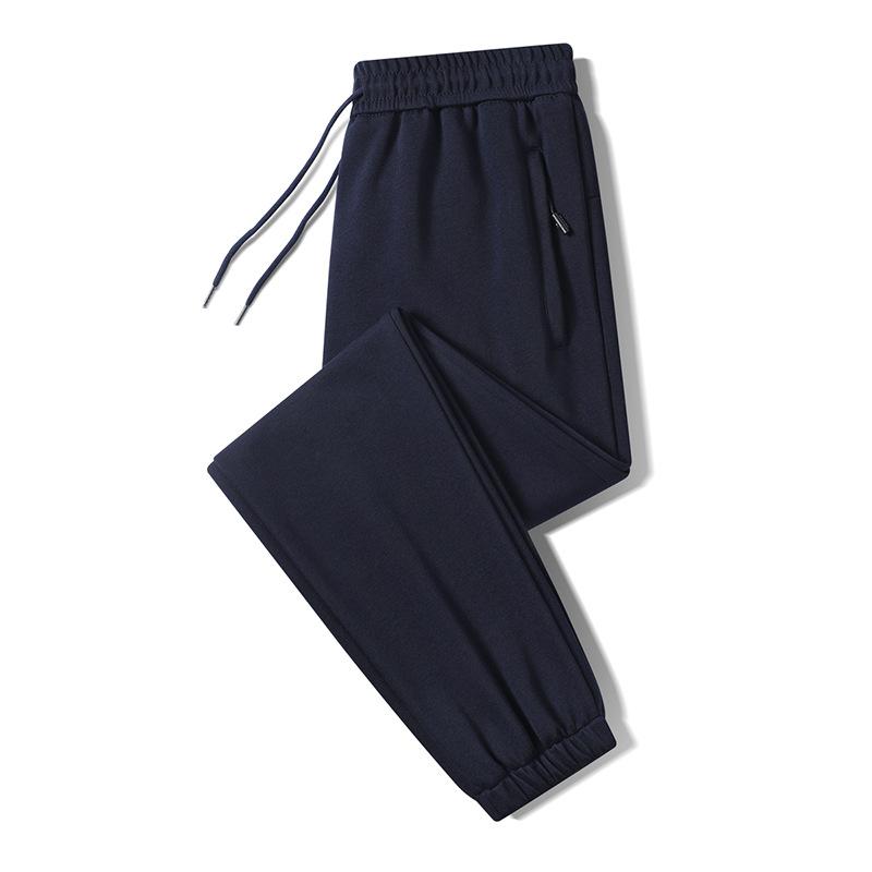Men's Plus Size Sweatpants Spring/Autumn Trousers Versatile Casual Trousers for Men Warm Men's Long Trousers