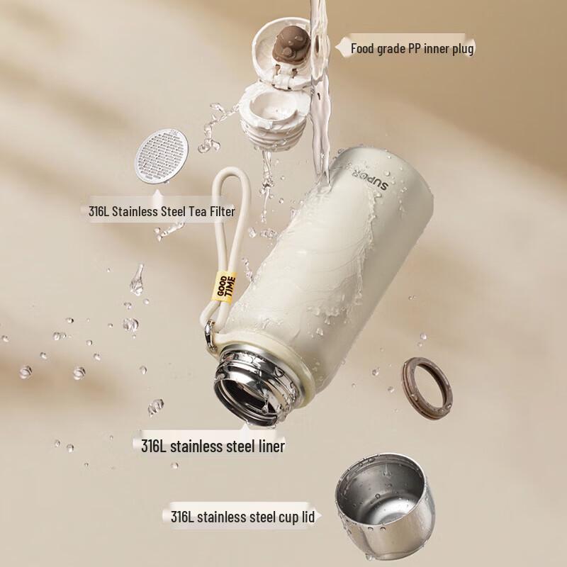 SUPOR 316 Stainless Steel Large Capacity Vacuum Flask