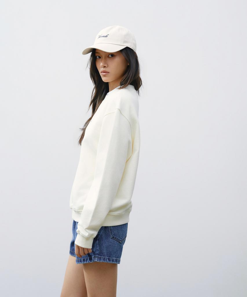 Bibeleude Embroidered Cotton Ball Cap 001 Beige