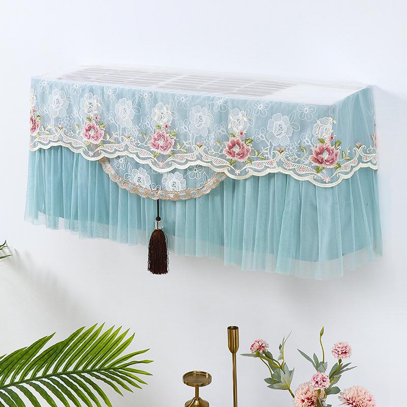 Chinese Style 2-HP Hanging Air Conditioner Dust Cover, Embroidered, Simple & Modern, Use Without Removing Windshield