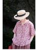 Strawberry Pink Retro Linen Cardigan: Versatile Summer Sun Protection Top
