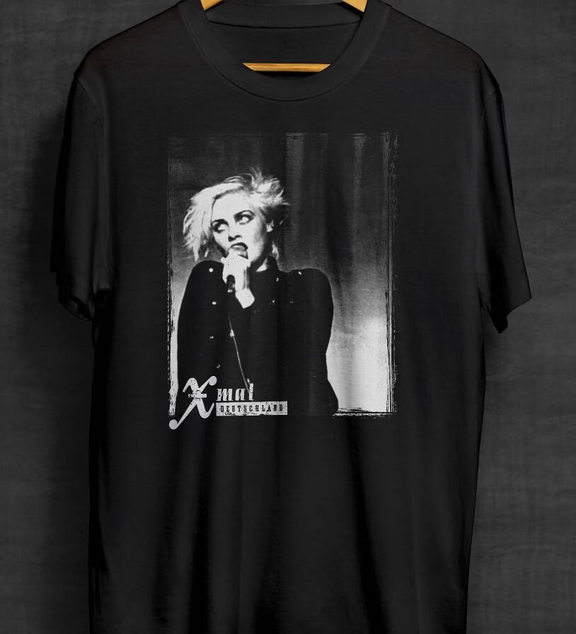 

Anja Xmal Deutschland Black T-Shirt Post-Punk Band Shirts Unisex T-Shirt XXL