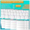 Birllaid Double Sided Tape for Walls, Picture Hanging Strips Removable Mounting Dots Adhesive Heavy Duty, Removable for Art Craft, Decoration, Party