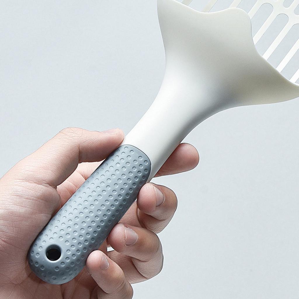 Katzenstreuschaufel, Kunststoff, langer Griff, hohles Gitter, für Kätzchen, Katzenstreu, Schaufel, Heimtierbedarf