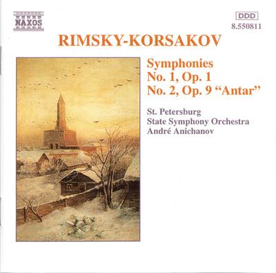 CD ANICHAKOFF  RimskyKorsakov Symphonies No. 1 a 8550811 Naxos 2013 Japan Classical Used