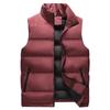 Men's Thickened Corduroy Patchwork Vest for Autumn/Winter