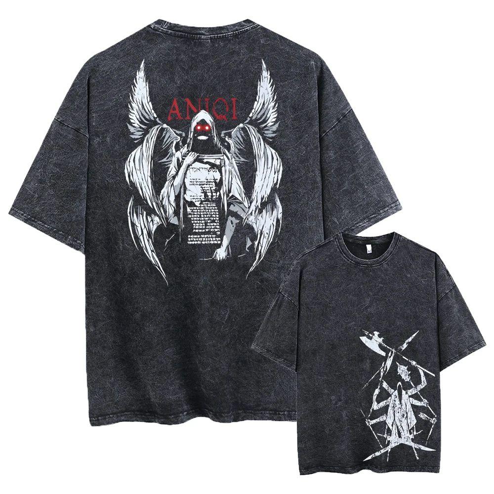 

New Arrival Mens Clothes Tee Shirt Homme Graphic TShirts Men Tshirt for MenS Men Casual Fashion Harajuku Washed Cotton S