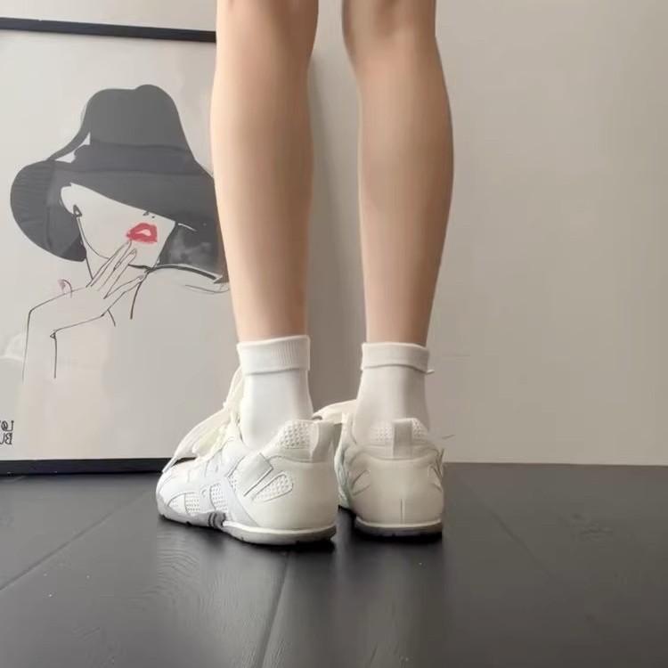 Summer Treasure~ Korean version niche inner height increase mesh thin breathable retro Forrest Gump shoes women's sports shoes Dexun shoes