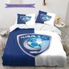 Al Hilal SFC Pattern Bedding,Quilt Set Quilt Cover Pillowcase Home Birthday Gift(1 * Duvet Cover + 2 * Pillowcase, Without Core)