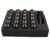 22PCS Tapered Lug Nuts with Nut Sleeve Key Alloy Steel Universal Forged Lock Nut Replacement for TOYOTA Titanium M12x1.5