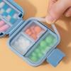 5/8 Grids Medicine Box Double Sealing Medicine Container Case Portable Split Storage Box  Home