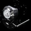 Motorcycle Handlebar Thermometer, 7/8 inch 1" Motorcycle Handlebar Mount Thermometer Waterproof Temp Dial