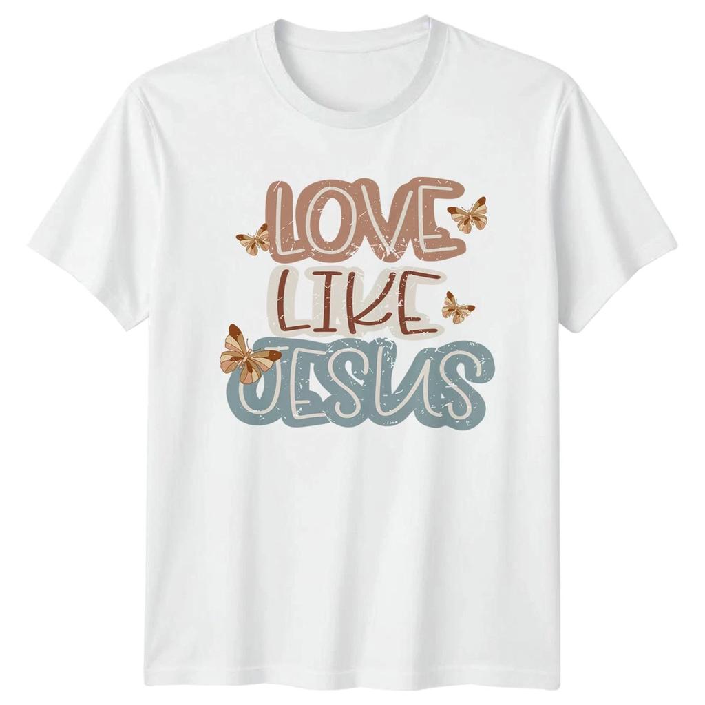 Love Like Jesus Womens T-Shirt Faith Based Christian Gift For Her