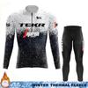 Termal Fleece Cycling Jersey Men's Winter Suit TEKR Thermal Man Outfit 2026 Mens Long Sleeve Clothing Jumper Set Ciclismo Hombre
