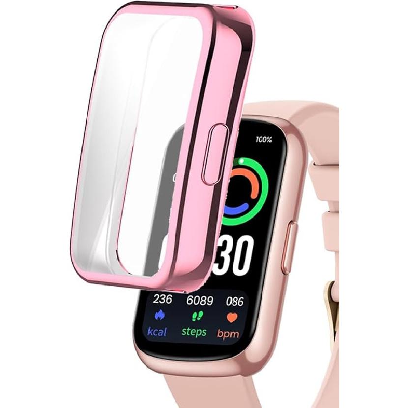 Watch Cases compatible with AKUMAKA CS5 1.47” Fitness Tracker Smart Watch, TPU Case with Screen Protector, Protecting Watch Body & Screen
