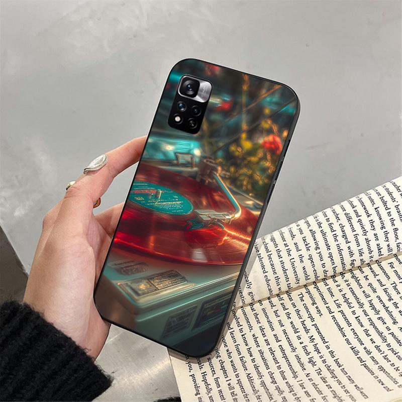 

Phone Case For Xiaomi Poco C71 15T 14T Pro Redmi note 15 14 14 13 Pro Redmi A5 15C 13C record player Xiaomi 15T Pro