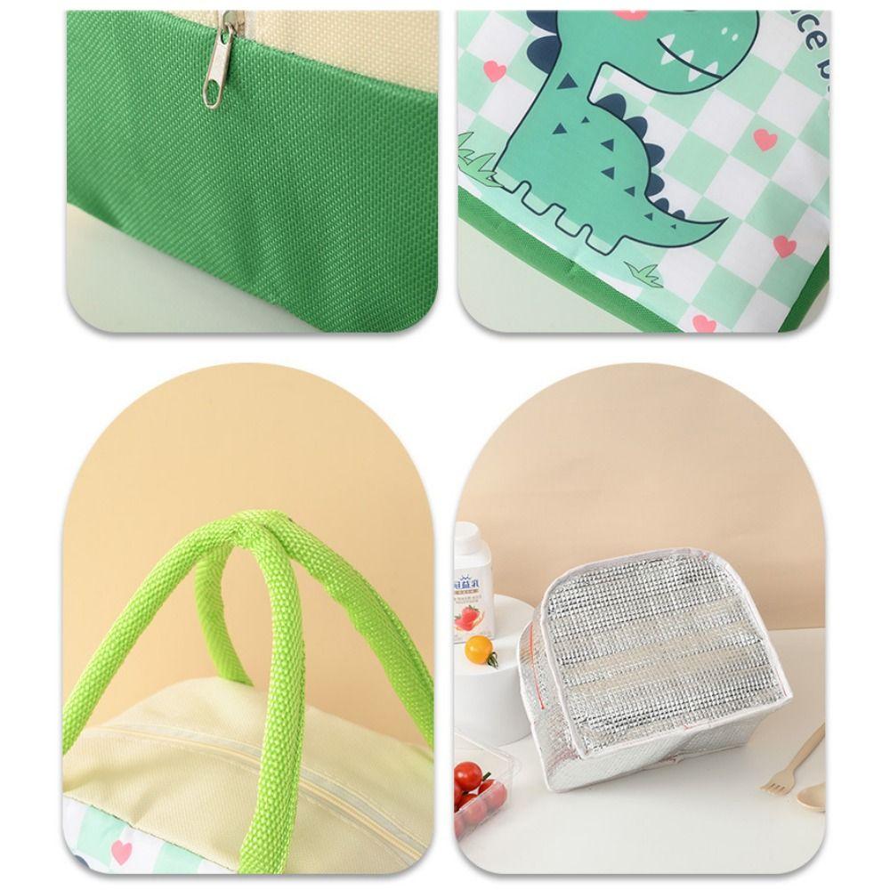 Thickened Thermal Meal Tote Bag Aluminum Foil Picnic Insulated Bag Insulated Lunch Bag  Daily Use