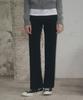 Ledeoli Pocket Stitch Straight Corduroy Pants [Brown]
