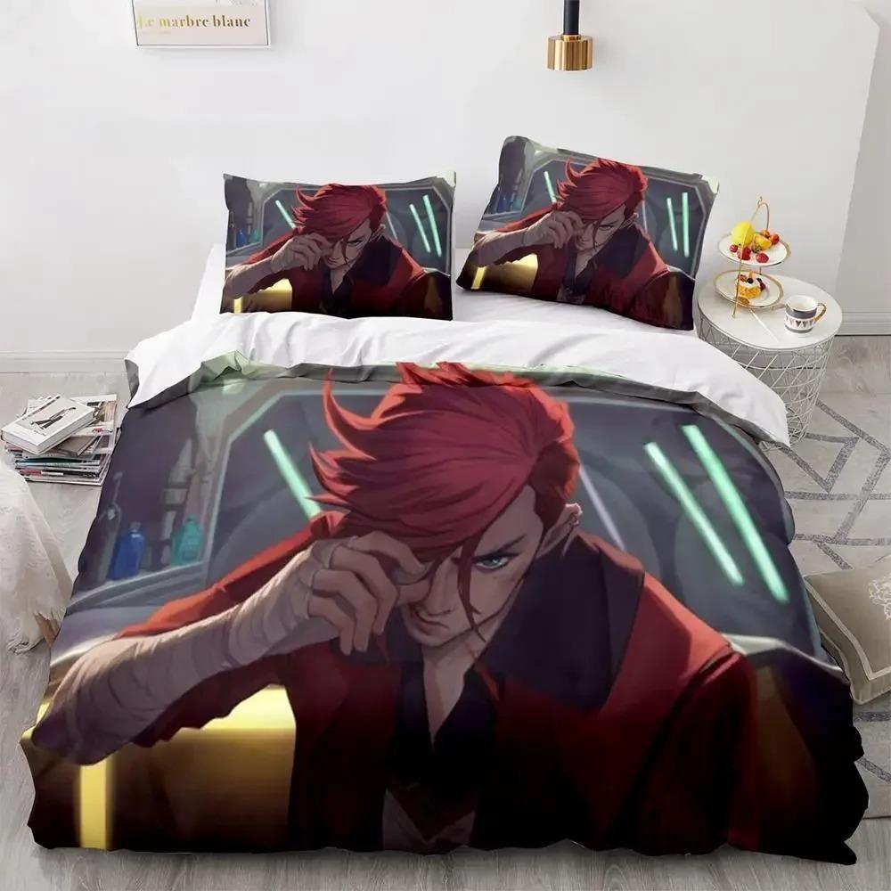 Runaway Lol Jinx Bettwäsche Set Einzel Twin Voll Königin King Size Bett Set Erwachsene Kind Schlafzimmer Bettbezug-set ropa de cama matrimonio