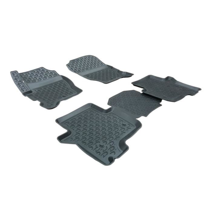 Tapis De Sol - SCOUTT - 3D Caoutchouc Premium - Land Rover DISCOVERY - Noir - Sur Mesure