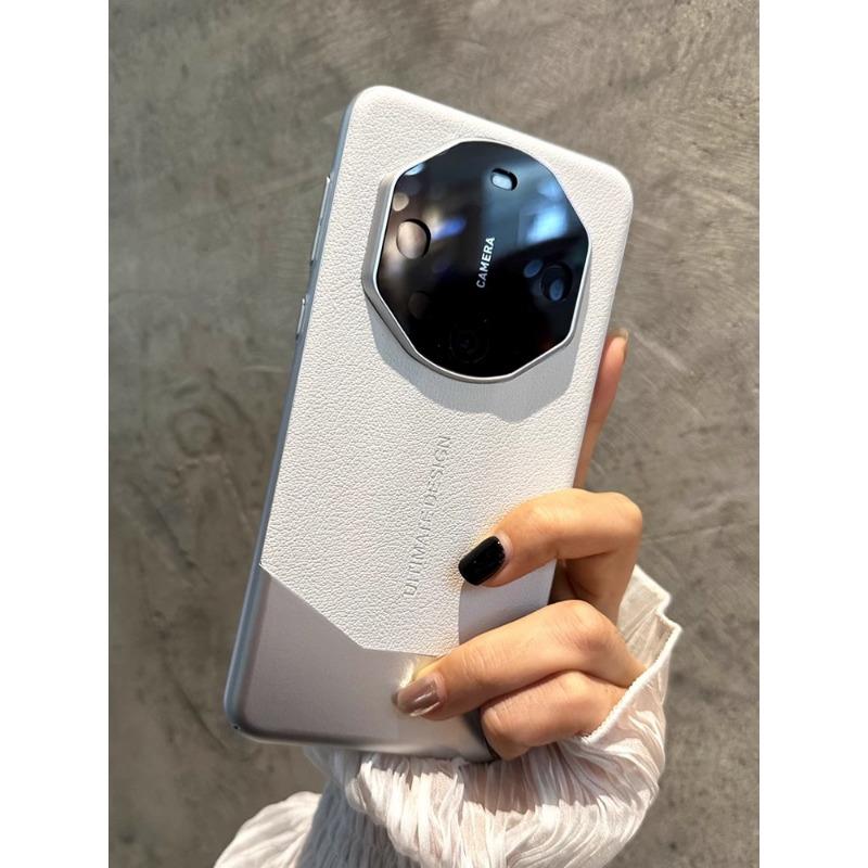 Extraordinary Master Is Suitable for Huawei Mate60pro Mobile Phone Case 40 Plain Leather Mate70 Anti Fall P70 Protective Case