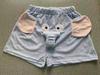 Couple's Cute Elephant Summer Pajama Shorts with Nose Noise Feature