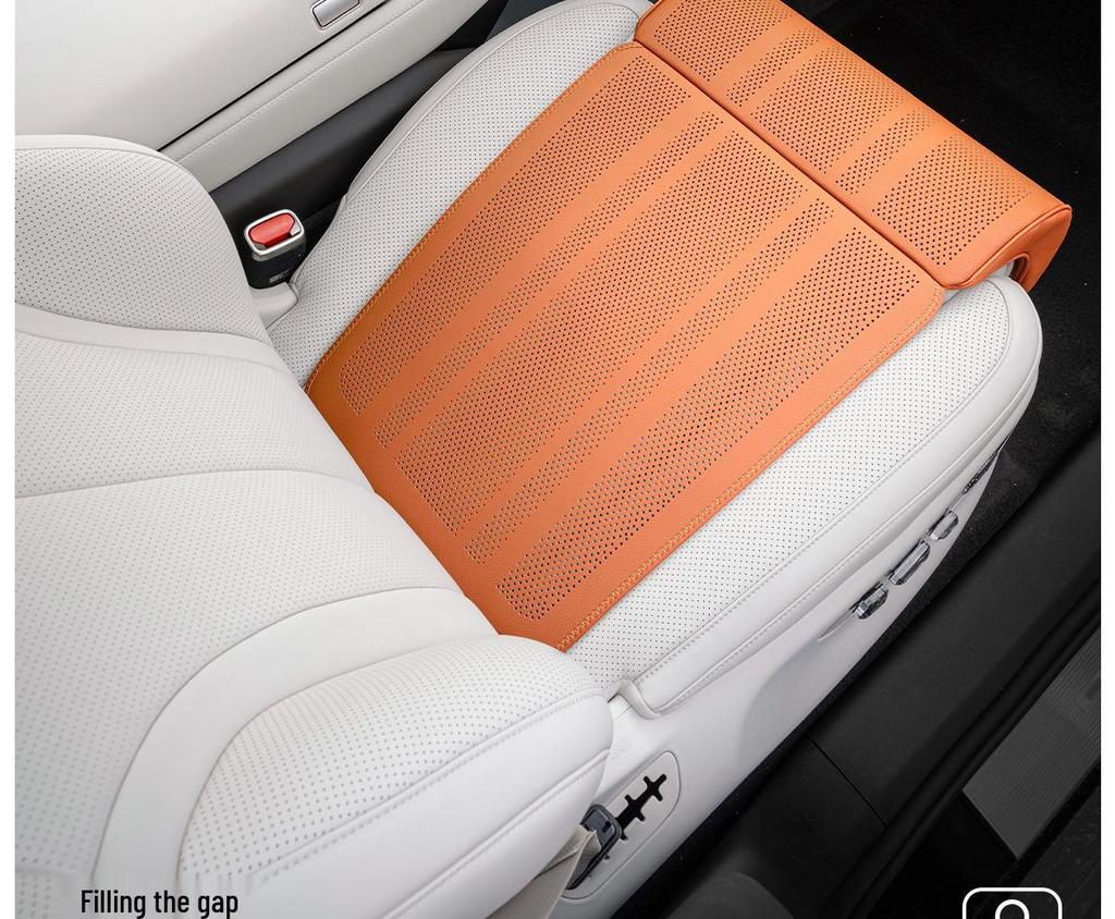 Yangwang Car Seat Cushion with Integrated Leg Rest, All-Season Comfort, Breathable Lychee Pattern for Driver and Passenger Seats