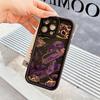 Purple Snake Pattern Soft TPU Phone Case for iPhone 17 Air 16 15 14 Pro Max Plus 13 12 Mini 8 7 X Xs Back Cover