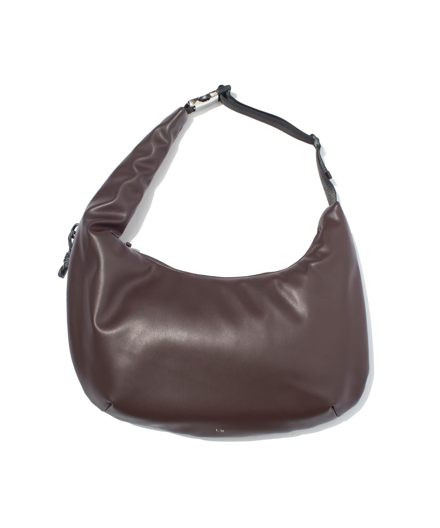 [FCE] БОЛЬШАЯ СУМКА-ТОУТ НА ПЛЕЧО ИЗ ТЕХНО-КОЖИКоричневый